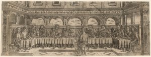 Das letzte Abendmahl (Paar) von Lucantonio degli Uberti