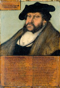 Porträt von Johann dem Beständigen, Kurfürst von Sachsen