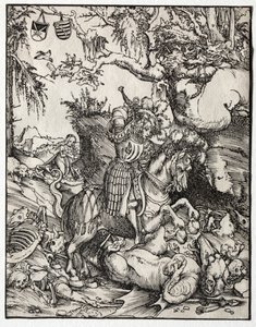 St. Georg tötet den Drachen
