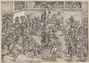 Das Turnier mit Samson und dem Löwen