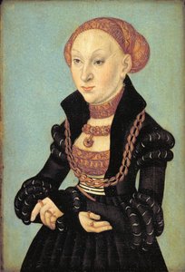 Porträt der Kurfürstin Sibylle von Sachsen (1510-1569) von Lucas Cranach d.Æ.