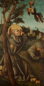 Stigmatisation des hl. Franziskus von Lucas Cranach d. Ä.