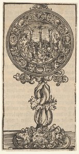 Ein vergoldeter Pacifical mit einer Kreuzigung, aus der großen Serie der Wittenberger Reliquien, 1509 von Lucas Cranach the Elder