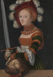 Judith mit dem Kopf des Holofernes, ca. 1530 von Lucas Cranach the Elder