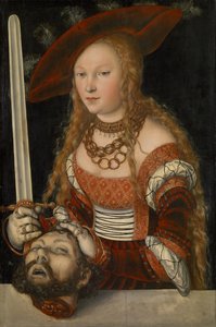 Judith mit dem Kopf des Holofernes, ca. 1530 von Lucas Cranach the Elder