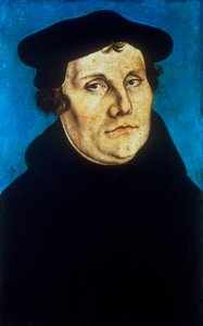 Martin Luther, deutscher protestantischer Reformator, ca. 1529 von Lucas Cranach the Elder