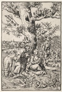 Ruhe auf der Flucht nach Ägypten, 1509 von Lucas Cranach the Elder