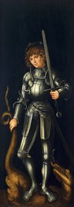 Heiliger Georg, ca. 1514 von Lucas Cranach the Elder