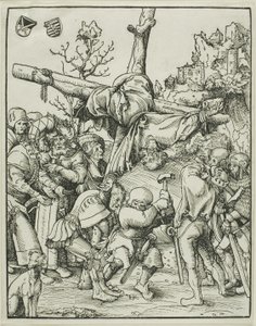 Sankt Peter, aus Das Martyrium der Apostel von Lucas Cranach the Elder