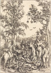 Das Urteil des Paris von Lucas Cranach the Elder