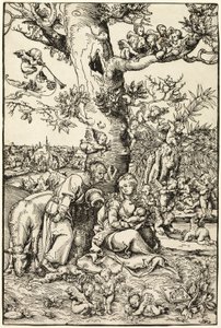 Die Rast auf der Flucht nach Ägypten von Lucas Cranach the Elder