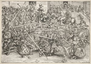 Das Turnier mit Lanzen, 1509