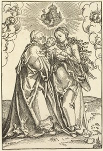 Die Jungfrau und das Kind mit der heiligen Anna von Lucas Cranach the Elder