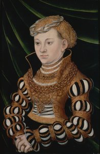 Porträt von Prinzessin Margarete von Sachsen von Lucas Cranach the Elder and workshop
