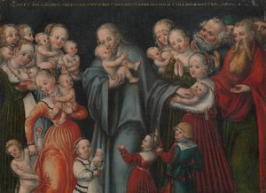 Christus segnet die Kinder, ca. 1545-50