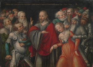 Christus und die Ehebrecherin, ca. 1545-50