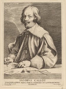Jacques Callot von Lucas Emil Vorsterman after Sir Anthony van Dyck