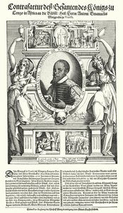 Posthumes Porträt des Botschafters des Königs von Kongo beim Papst (Gravur)
