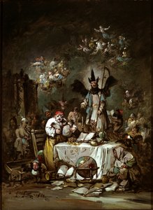 Allegorische Laune. Die Habgier von Eugenio Lucas Velázquez