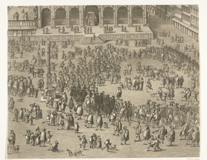 Proklamation in Gent von Karl II. von Spanien als Graf von Flandern (Blatt 5), 1666