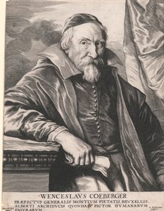 Wenceslaus Coeberger, Præfectus Generalis Montium Pietatis, Brüssel von Lucas Vorsterman