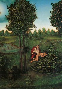Detail des Paradieses, um 1530