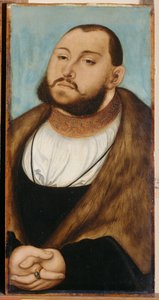 Johann Friedrich I., Kurfürst von Sachsen (1503-1554), von Lucas Cranach dem Älteren (1472-1553). Öl auf Holz