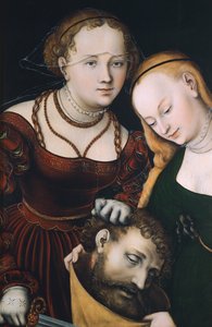 Judith mit dem Kopf des Holofernes von Lucas Cranach dem Älteren von Lucas the Elder Cranach