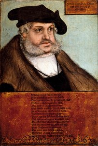 Porträt von Friedrich III. dem Weisen, Kurfürst von Sachsen