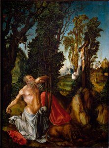 Der heilige Hieronymus in der Buße von Lucas the Elder Cranach