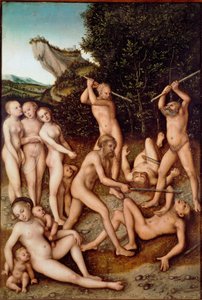 Das Silberne Zeitalter oder „Die Auswirkungen der Eifersucht“ von Lucas the Elder Cranach