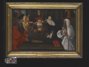 Allegorie Der Jugend Zwischen Ruhm Und Torheit von Lucas van Leyden