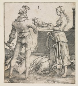 Die Enthauptung von Johannes dem Täufer, 1513 von Lucas van Leyden