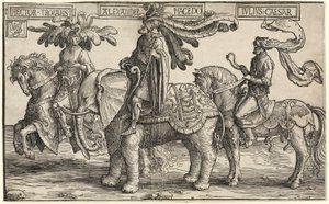 Hektor von Troja, Alexander von Makedonien, Julius Caesar, aus Die Neun Helden