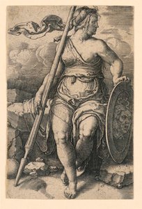 Pallas Athene (Minerva) von Lucas van Leyden