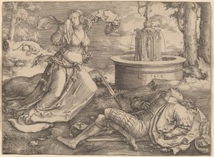 Pyramus und Thisbe von Lucas van Leyden