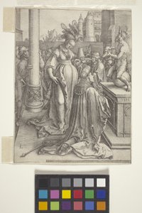 Salomons Götzendienst von Lucas van Leyden