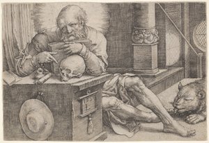 St. Hieronymus von Lucas van Leyden