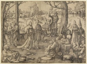 Der Tanz der Magdalena von Lucas van Leyden