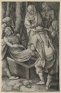Die Passion: Die Beerdigung Christi von Lucas van Leyden