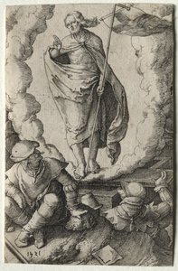 Die Passion: Die Auferstehung, 1521 von Lucas van Leyden