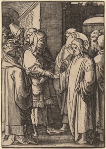 Das Zinsgroschen von Lucas van Leyden
