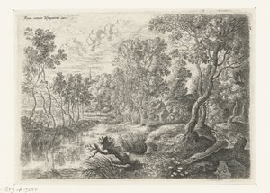 Landschaft mit einem Bach