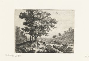 Landschaft mit einem Fluss von Lucas van Uden
