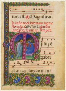 Die Verkündigung an die Jungfrau von Luchino (fl.1434-62) Belbello