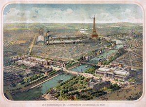 Panoramablick auf die Weltausstellung 1900 von Lucien Baylac