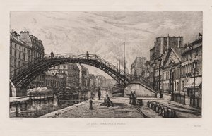 Le Quai Jemmapes in Paris von Lucien Gautier