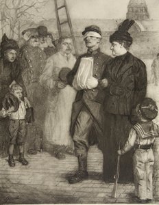 Begrüßung der Verwundeten von Lucien Hector Jonas