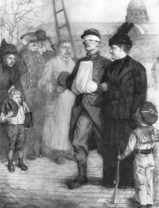 Gang der Verwundeten, 1915, 1926