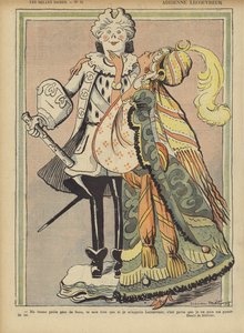 Adrienne Lecouvreur, Illustration für Le Rire